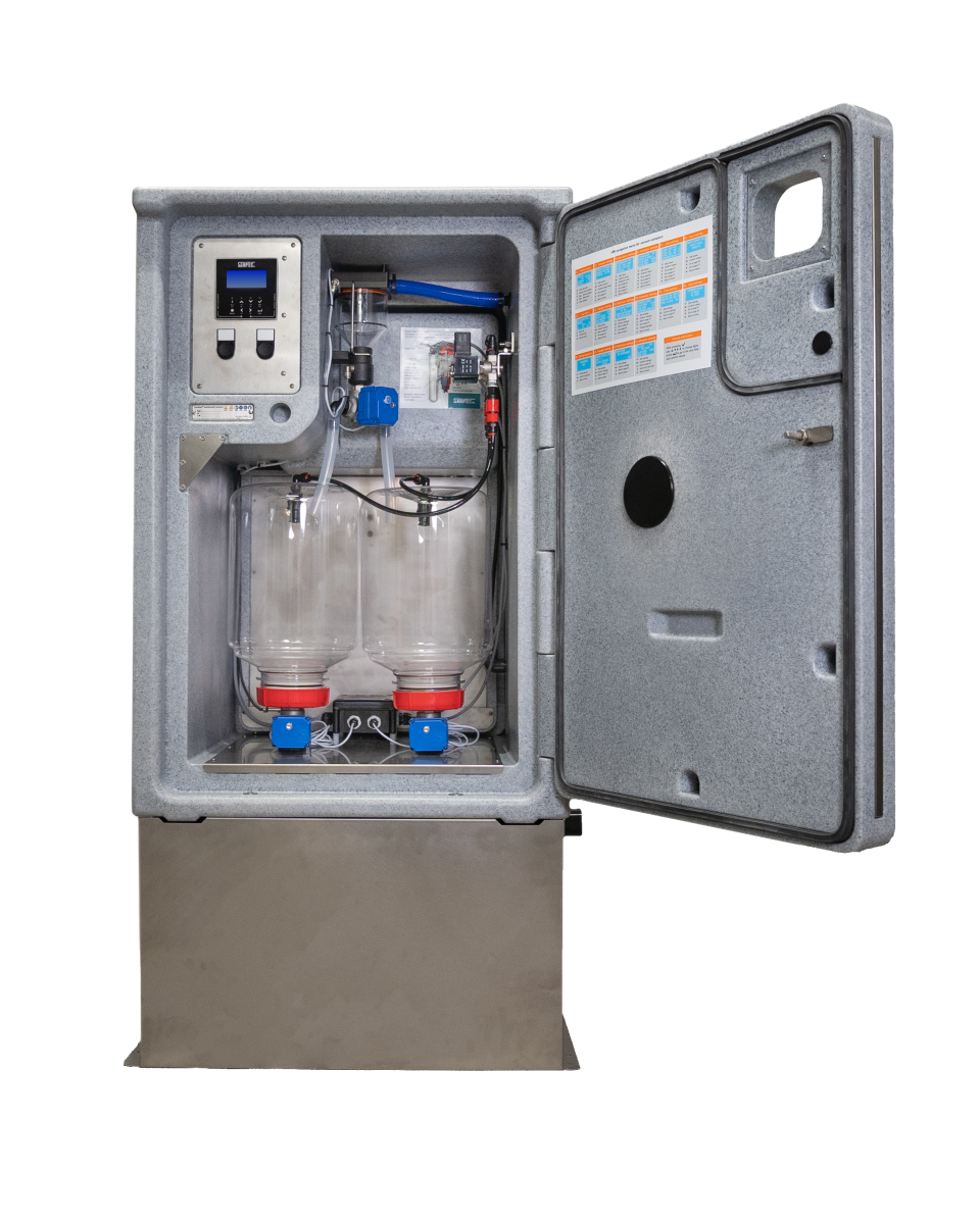 Samptec Self-Emptying & Self-Cleaning